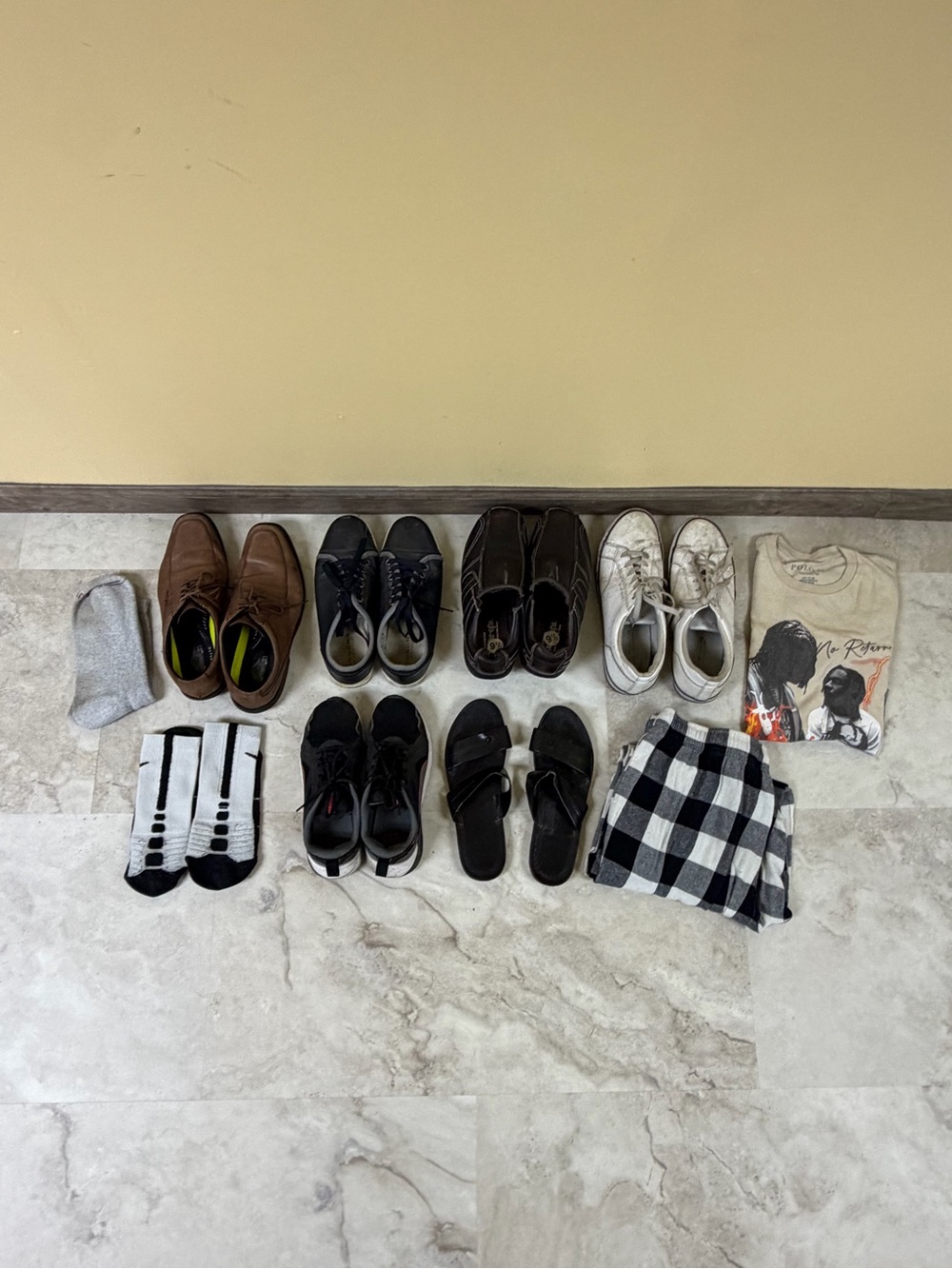 Lot of Shoes and Clothing